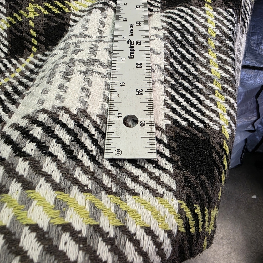 Thread Collective Women's Bold Plaid‎ Coat w/ Oversized Collar LemonPld Size 2X - Picture 6 of 7